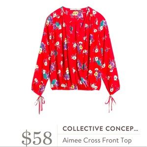 Collective Concepts Aimee Crossfront Top